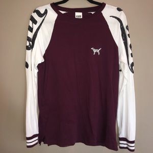 PINK Long Sleeve Crewneck